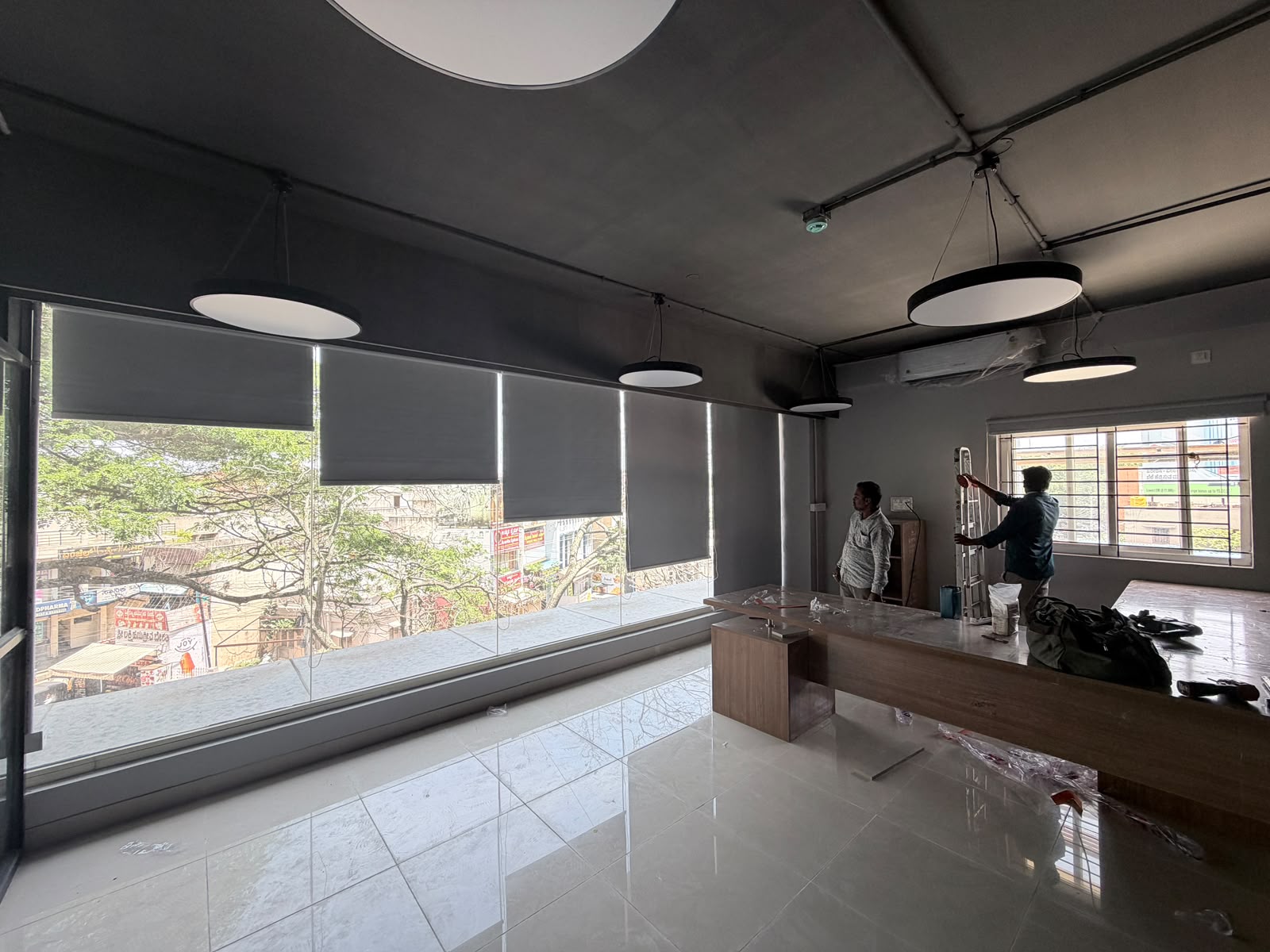 Curtain and interior furnishing installation in Mysuru by Nakhsha Furnishing Studio - photo 25